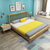 物槿 北欧实木床 LH-01(1.5米*2米原木色 单床+床垫+2床头柜)第2张高清大图