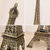 巴黎埃菲尔铁塔摆件模型家居房间客厅创意装饰品生日礼物小工艺品(古铜32cm送包装盒)第4张高清大图