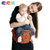 抱抱熊腰凳 四季款多功能腰凳 婴儿背带双肩宝宝背婴带C06(珊瑚橙)第4张高清大图