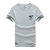 夏装新款战地吉普AFS JEEP纯棉弹力圆领短袖T恤衫79886男体恤polo(白色 XL)第3张高清大图