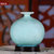 现代简约德化陶瓷复古摆件欧式花瓶家居客厅装饰品大号花瓶瓷器(12cm绿结晶)第3张高清大图