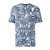 超市-服饰Versace男士蓝白色印花圆领短袖T恤 A76113-1173-A74P(蓝色 XS)第3张高清大图