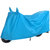 加厚摩托车电动车助力车车罩 雨衣雨披车套 防晒防尘防雨(大号蓝色)第3张高清大图