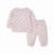 巴拉巴拉宝宝睡衣秋冬婴儿家居服男童内衣套装0-1岁女童套装加厚(66cm（两件套） 红白色调0361)第2张高清大图