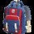 瑞士军刀SUISSEWIN韩版男女学生书包休闲双肩包随身背包旅行包(蓝红)第3张高清大图