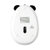 趣玩 创意USB熊猫鼠标 可充电无线鼠标 每次充电3-5小时，可用30-50天左右(磨砂黑白)第2张高清大图