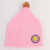 牛奶朋友新生儿春秋冬季胎儿帽男女儿童帽子毛线帽婴儿帽子(粉色 均码0-15个月（40-48CM）)第2张高清大图