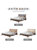 新中式北欧床实木现代简约主卧1.8m1.5m米白蜡木全实木真皮双人(其他结构 高箱床+床头柜*2)第3张高清大图