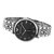 阿玛尼手表超薄时尚休闲潮流钢带黑盘石英男士手表AR1676(黑色 钢带)第2张高清大图