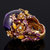 国美黄金 18K金紫水晶珐琅戒指 豪华镶嵌第5张高清大图