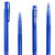 得力(deli)6506圆珠笔 0.7mm按动60支圆珠笔中油笔 黑色原子笔(蓝色)第2张高清大图