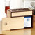 木质纸巾盒遥控器收纳盒 创意欧式客厅餐厅多功能纸抽盒餐巾纸盒 家用车用抽纸盒(长方形红木纹)第5张高清大图