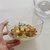 ins风日式北欧玻璃沙拉碗简约水果麦片碗早餐碗大容量汤碗玻璃碗(中号640ml)第3张高清大图