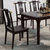 亚格林 新中式 餐桌 椅组合实木简约现代长方形客厅家具桌子(黑胡桃色 一桌六椅)第2张高清大图
