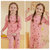顶瓜瓜 甜心草莓女童弹力棉氨圆领内衣套装 DNYWQ-AN6A01(深粉色 120)第2张高清大图