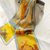 伊格葩莎风景美如油画亲肤透气丝巾夏季小长条巾飘带(黄色树林 长150宽14)第4张高清大图