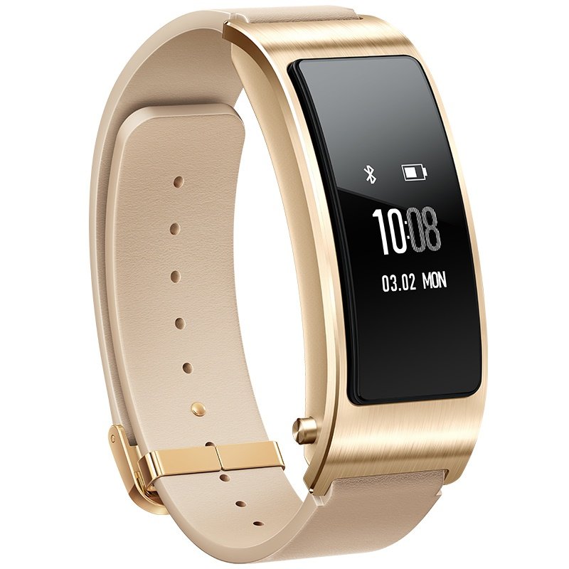 华为huaweib3手环商务版浅沙棕