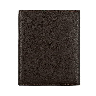 MASCOMMA头层牛皮男女护照夹 证件夹 钱夹 CA1801(黑色)