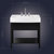 MOEN摩恩 拉普兰系列800浴室柜组合套餐 美式现代 极地白落地柜(X2+伯克利镜子+龙头)第3张高清大图