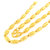 传世美钰 黄金项链 足金男士橄榄珠项链(约15.23)第3张高清大图