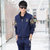 男运动套装学生休闲运动服男装春秋季青少年韩版开衫长袖外套(黑色 XL)第2张高清大图
