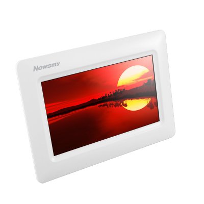 纽曼（Newsmy）D07A数码相框白色（7英寸TFT显示屏 分辨率480×234 高清图片完美逼真 支持图片幻灯片浏览 可外插SD/MS/MMC等存储卡）