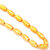 传世美钰 黄金项链 足金男士橄榄珠项链(约17.56)第4张高清大图