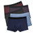 莫代尔男士内裤铜纤维粘胶60S平角裤舒适透气无痕四角裤短裤(2条装（蓝色 咖啡） L)第2张高清大图