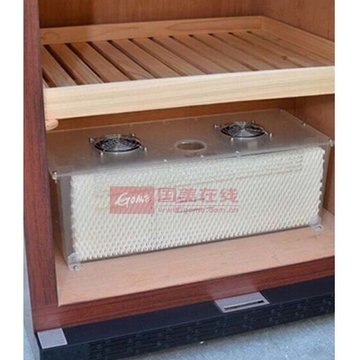 美晶（Raching）C230A 雪茄柜230升600支实木压缩机恒温恒湿雪茄柜(橡木棕)
