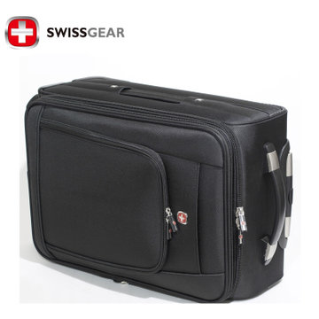 送密码锁！瑞士军刀20寸/24寸登机箱托运箱拉杆箱万向轮旅行箱男女学生行李箱密码箱包(24寸)