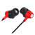 雅狐（YAFOX）DT-M042 耳机 耳塞 入耳式耳机 红色第2张高清大图