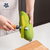 日本AKAW厨房剥皮器便携水果刮皮器家用蔬菜刮皮刀神器削皮刀(蓝色)第4张高清大图