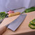 陳州 中华厨房切菜刀单刀不锈钢家用切肉刀切片刀具 非遗手工厨师刀(优质款)第2张高清大图