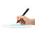 天色 钢笔签字笔水笔 时尚商务办公墨水笔 0.38mm笔头钢笔 学生钢笔练习 礼品笔 财务笔(TS-3001黑色款 单支)第5张高清大图