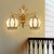 欧菲玛丽 欧式壁灯大气奢华卧室床头客厅全铜LED灯具(暖光光源 单头)第2张高清大图
