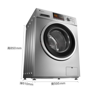 小天鹅 (LittleSwan) 9公斤滚筒洗衣机 变频节能 家用 TG90-1411DXS 变频清洁 节能