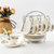 欧式骨瓷咖啡杯英式咖啡具套装个性创意陶瓷茶具套装花茶杯送架子(妖娆(带内花)6杯碟+收纳架+6个钢)第4张高清大图