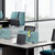 艾诺狄斯 商业办公家具双人四人位组合办公电脑桌椅卡座简约现代人造板(苏香桐四人位 默认)第4张高清大图