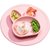 苏泊尔（SUPOR）宝宝餐盘婴儿分格吸盘碗硅胶儿童餐具防摔一体式餐垫 KJ01AC10妮妮兔(妮妮兔)第3张高清大图