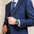 【官方直营】罗西尼（ROSSINI）手表勋章系列时尚镂空机械表商务腕表防水男表8633(蓝色钢带8633W05C)第4张高清大图