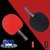 克洛斯威初学者运动三星乒乓球拍/1100(黑红色 直拍)第2张高清大图