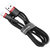 倍思 卡福乐数据线 USB For lightning 2.4A 1M 红色壳+黑色线第3张高清大图