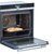 西门子（SIEMENS）HB636GBS1W 71升大容量嵌入式烤箱 自清洁 13种加热模式原装进口(黑色)第4张高清大图