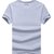 夏季新款男式短袖T恤韩版修身青年男士棉料打底衫圆领90572-771(白色 XL)第5张高清大图