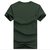 夏季新款短袖t恤男士休闲棉汗衫圆领打底衫T恤3606-762(绿色 XL)第4张高清大图