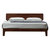 紫茉莉 1.8米双人床 卧室家具 实木床 北欧床 全实木床(原木色 裸床+椰棕床垫)第5张高清大图