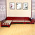 木巴实木沙发组合 橡胶木三人可拆洗布艺沙发小户型客厅家具包邮(沙发SF027 默认)第3张高清大图