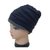 盎睐玛特 冬季男款韩版双面保暖帽 户外帽 休闲帽 一只装 K-914(灰色)第2张高清大图