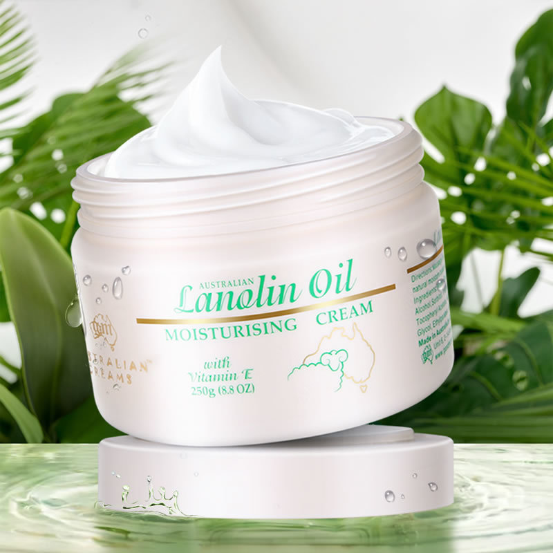 澳芝曼绵羊脂维生素e霜250g2瓶组绵羊油面霜补水保湿滋润身体乳霜澳洲