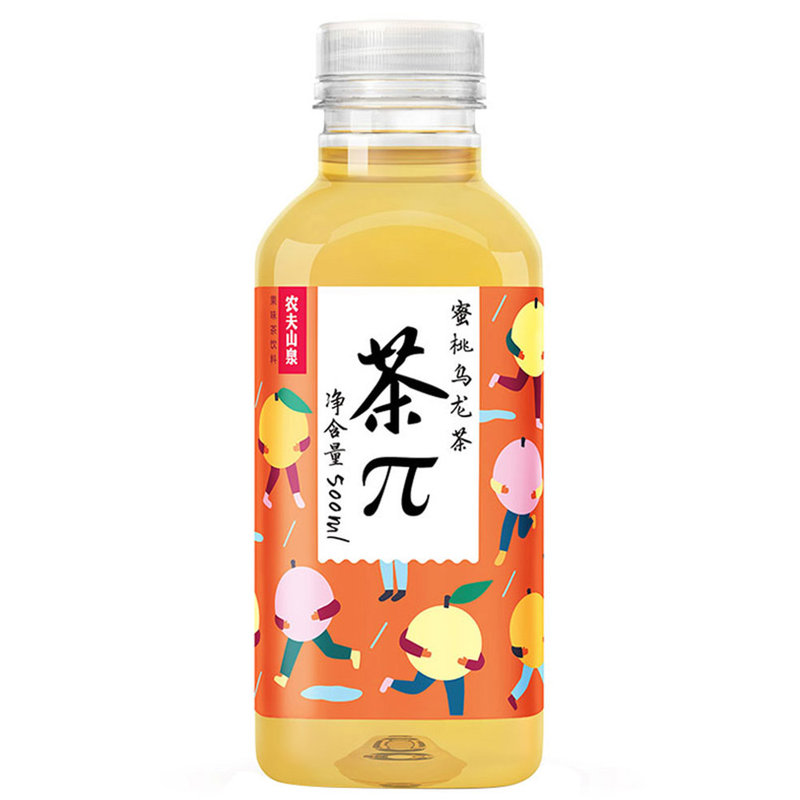 国美自营农夫山泉茶π蜜桃乌龙茶500ml15整箱装